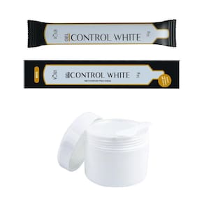 Sachê Gel Construtor Control White Vlia + Pote Reutilizável