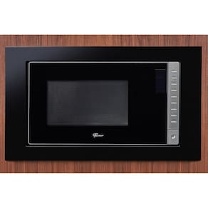 Micro-ondas Fischer FIT Line Embutir 25L Moldura Preta 127v Preto