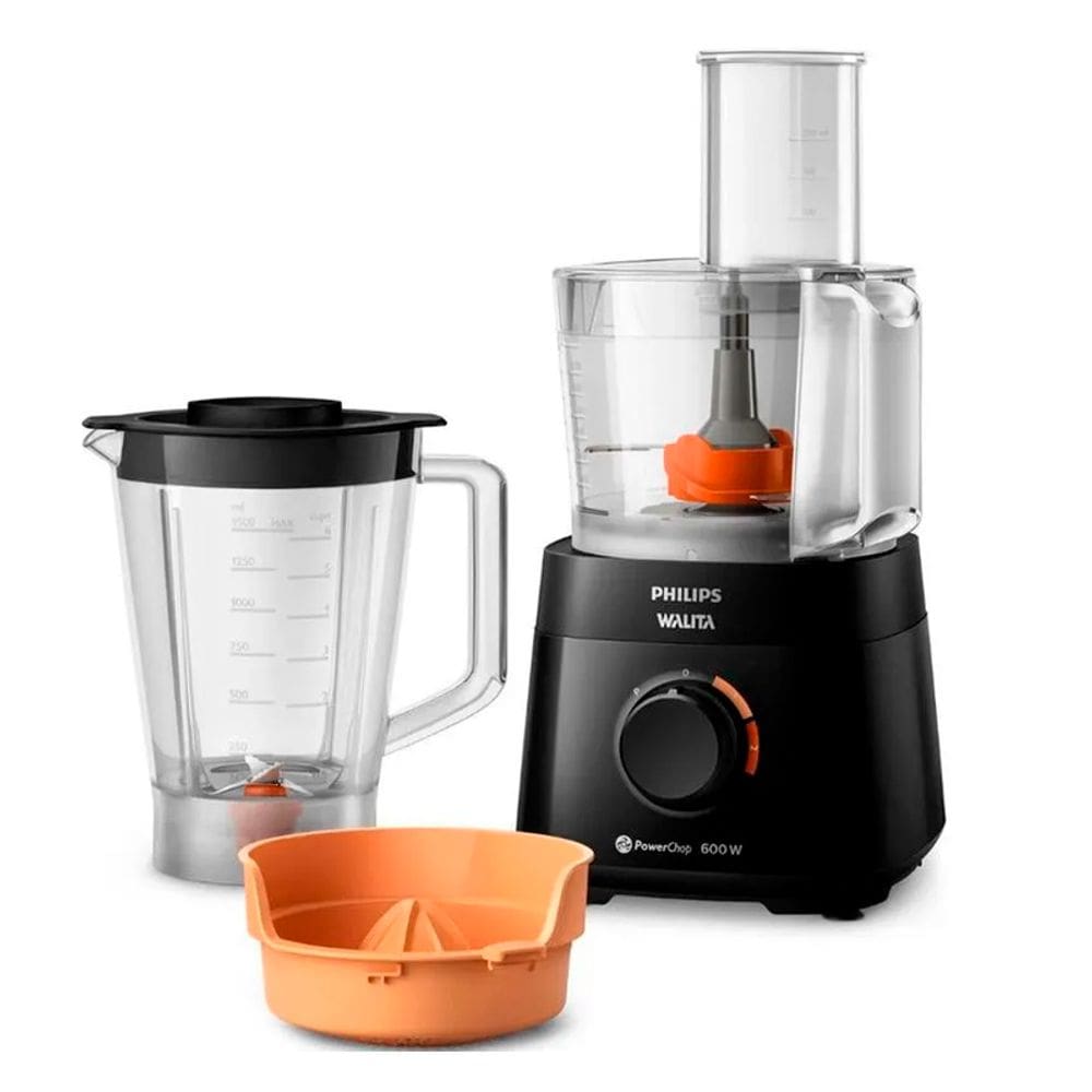 Multiprocessador Philips Walita RI300/92 PowerChop 600W 2 Vel. + Pulsar Preto