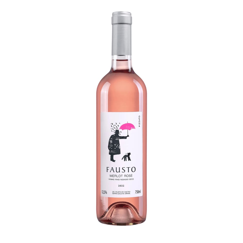 Vinho Fausto Merlot Rose 750Ml