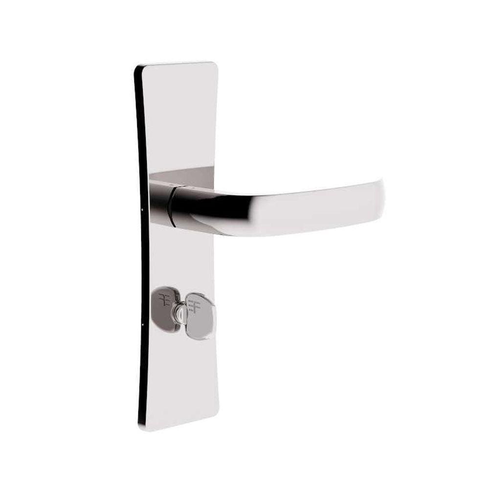 Fechadura 3f Bella Banheiro Inox Cromada