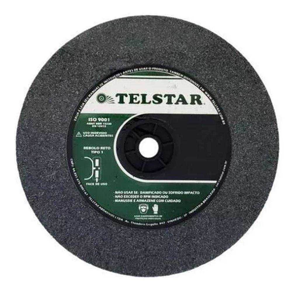 Rebolo P/ Furadeira Grão 36 Aço 6" x 3/4" x 1.1/4" Telstar