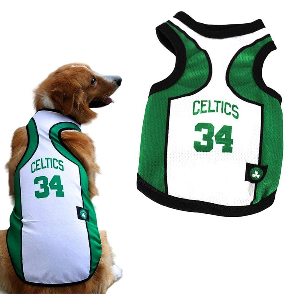 Camiseta Basquete Nba Boston Celtics Roupa Pet Cachorro Grande Porte