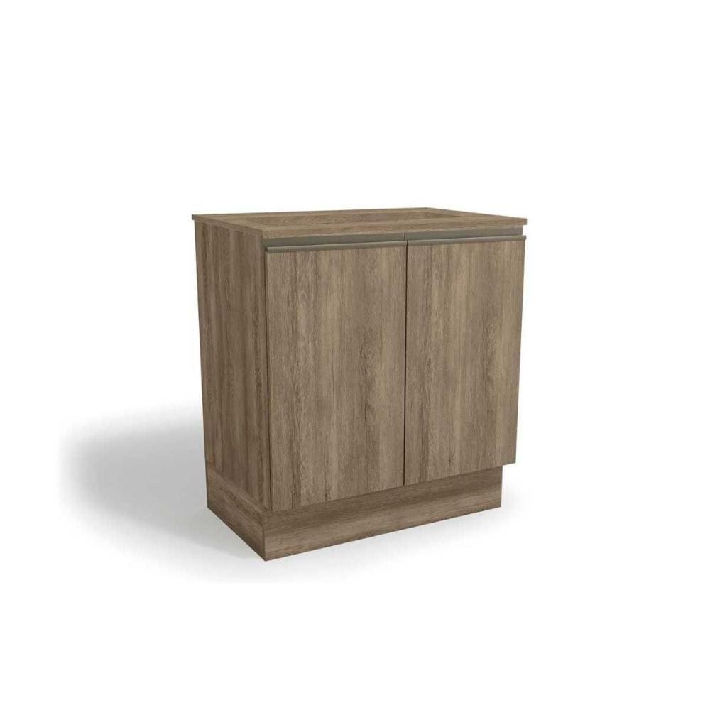 Balcão de Cozinha Maxxi G744 p/ Cooktop 80cm Nogal/Nogal - Kappesberg