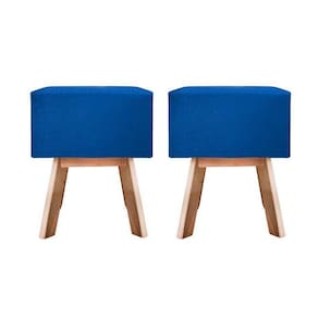 Kit Banqueta Suede -  Qd  - - Azul Royal