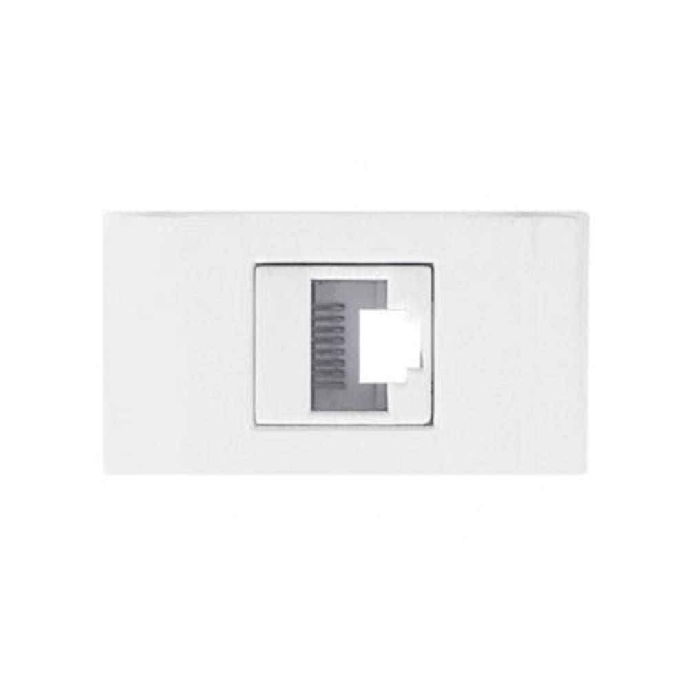 Modulo Tomada RJ45 com Conector Branco 50044 - Pezzi