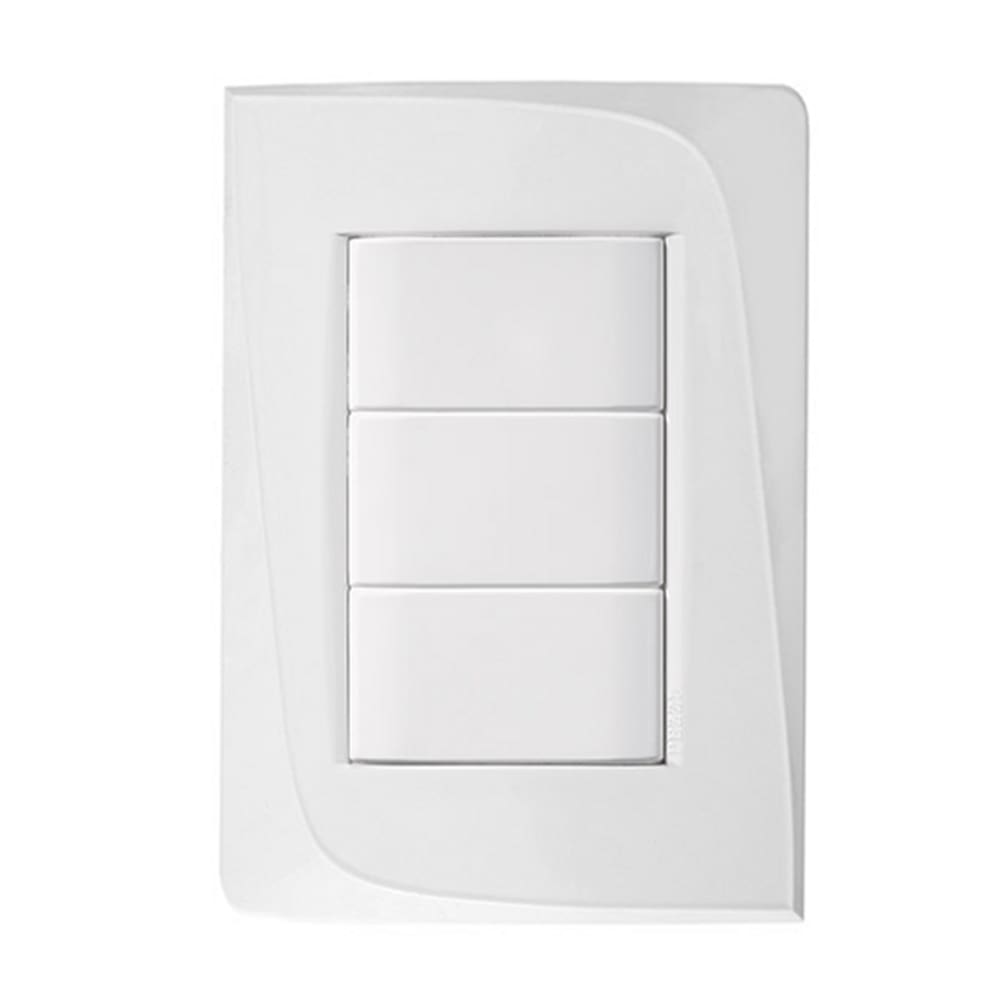 Placa Cega 2X4 com Suporte Branca 50529 Tendeza - Pezzi