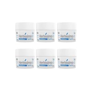 Desodorante Creme Herbíssimo 55G Talco - Kit Com 6Un