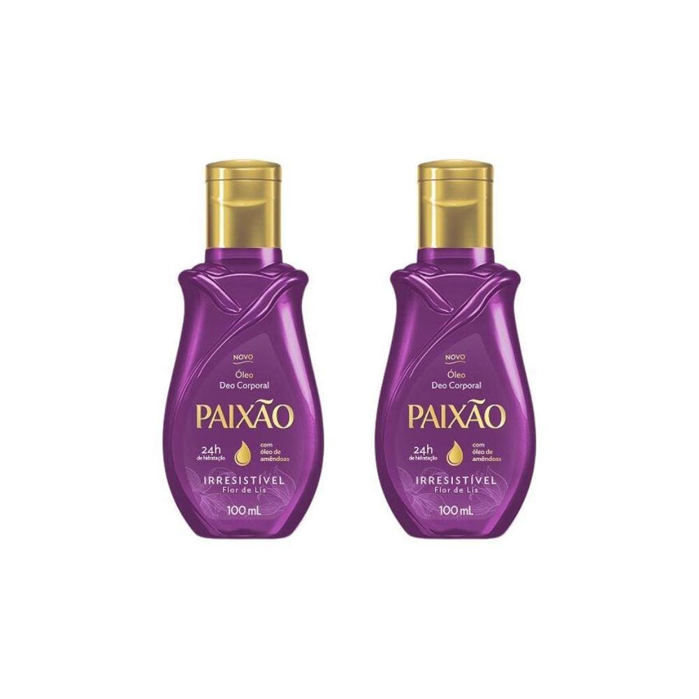 Oleo Corporal Paixao 100Ml Irresistivel-Kit C/2Un