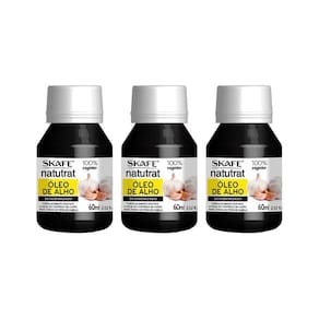 Oleo Capilar Skafe Natutrat Oleo De Alho 60Ml-Kit C/3Un