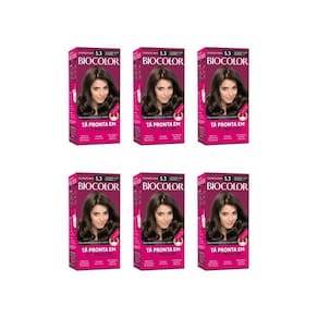Coloraçao Biocolor Creme 5.3 Castanho Cl Dourado-Kit C/6Un