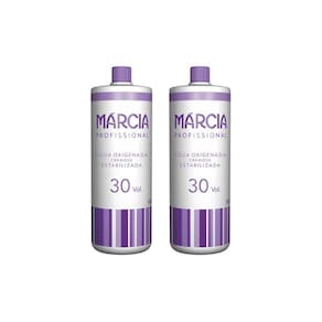 Agua Oxigenada Marcia 900Ml 30 Volumes Cremosa - Kit Com 2Un