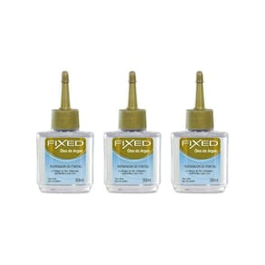 Reparador De Pontas Fixed Oleo De Argan 30Ml-Kit C/3Un