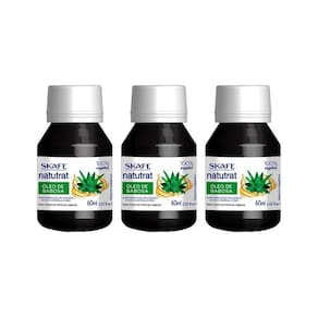 Oleo Capilar Skafe Natutrat Babosa 60Ml-Kit C/3Un