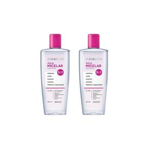 Agua Micelar Hidraderm 200Ml Solução Limpeza 5Em1-Kit C/2Un
