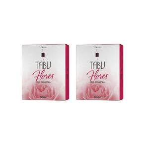 Colonia Tabu 60Ml Flores - Kit Com 2Un