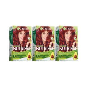 Coloração Nutrisse 66.46 Rubi-Kit C/3Un