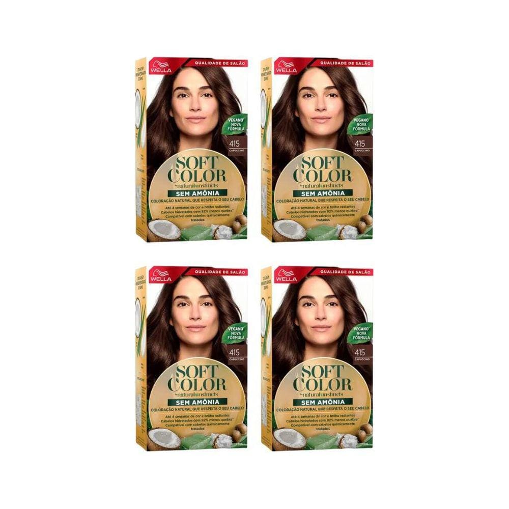 Coloraçao Soft Color 4465 Ameixa-Kit C/4Un
