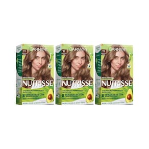 Coloraçao Nutrisse 77 Louro Medio Marrom Dourado-Kit C/3Un