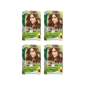 Coloraçao Nutrisse 53 Castanho Claro Dourado-Kit C/4Un