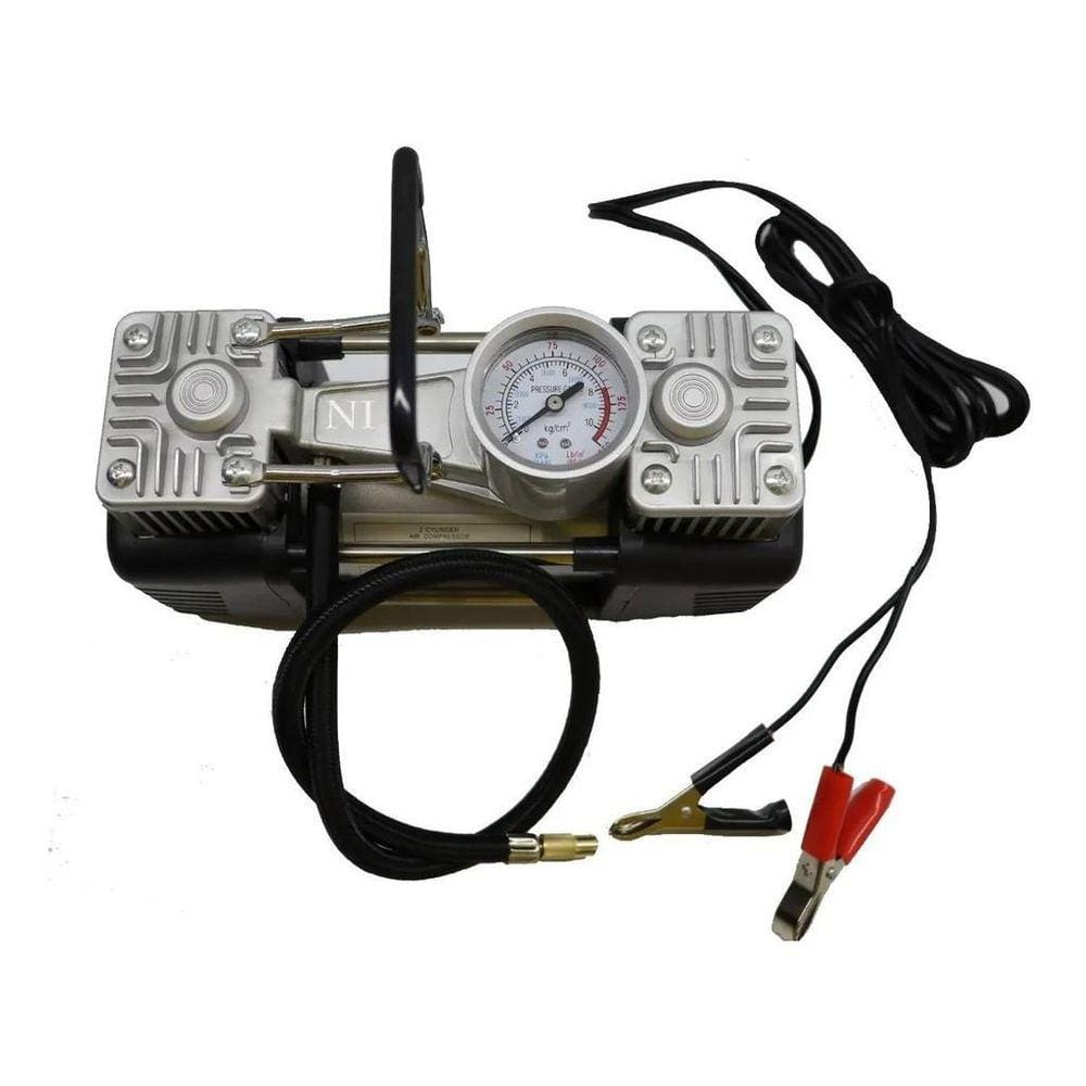 Mini Compressor De Ar Off Road 150 Lbs Portátil 12V 2 Pistão