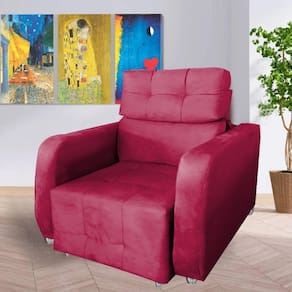 Poltrona Retratil e Reclinavel Safira Vermelho