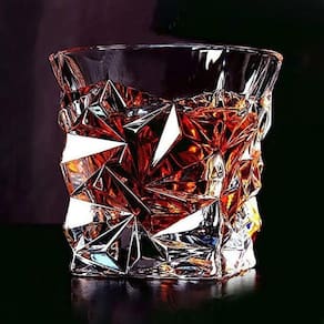 Jogo De Copos Vidro Whisky Licor Luxuoso Sofisticado 300Ml