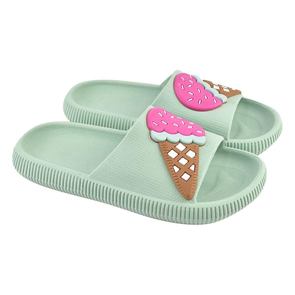 Chinelo Nuvem Slide Infanto Juvenil Garota Fashion