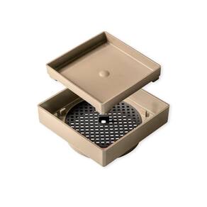 Ralo 10X10 Oculto Seca Piso/Porcelanato Inteligente Bege