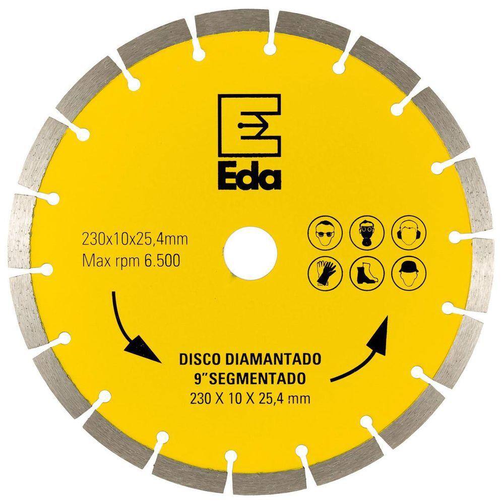 Disco Diamantado Segmentado 230Mm X 25,4 9Pol. Profissional
