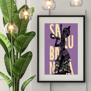 Quadro Poster Candomblé Nanã - 60X48Cm