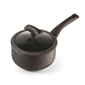 Panela Hercules Redonda Antiaderente Ceramica Indução Marrom 20x9cm 2,5L