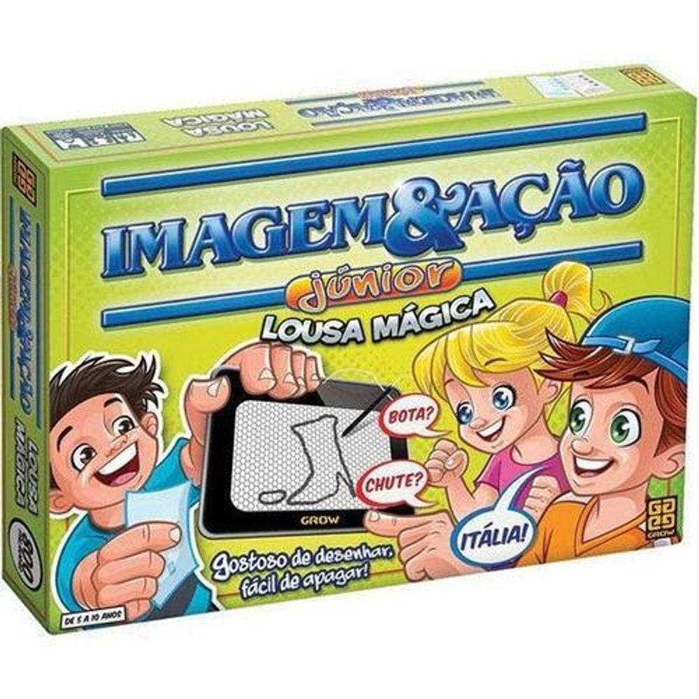 Imagem & Ação Júnior Lousa Mágica Jogo Tabuleiro - Grow