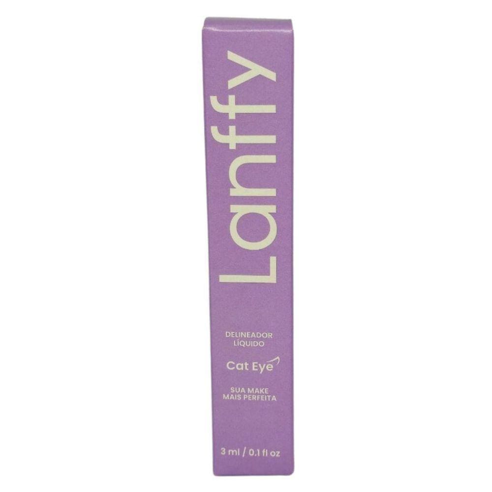 Delineador Líquido Preto Lanffy Cat Eye Make Efeito Gatinho