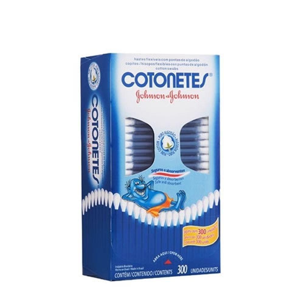 Hastes Flexíveis Cotonetes 300 Unidades