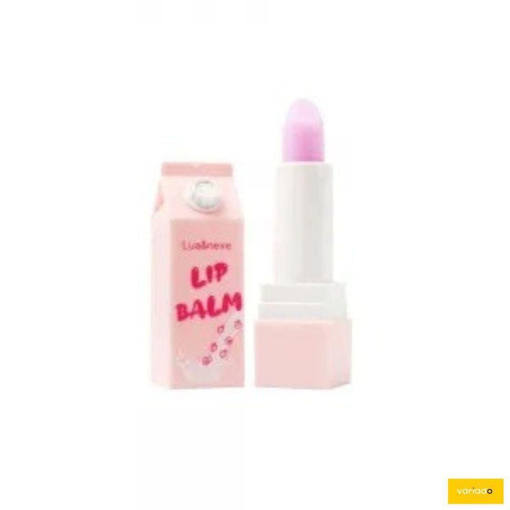 Lip Balm Gloss Caixa Leite Batom Labial Blueberry Lua&Neve