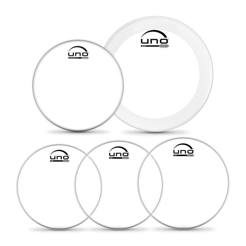 Kit De Peles Fusion Uno By Evans G2 Transparente Upg2clf18 [f035]