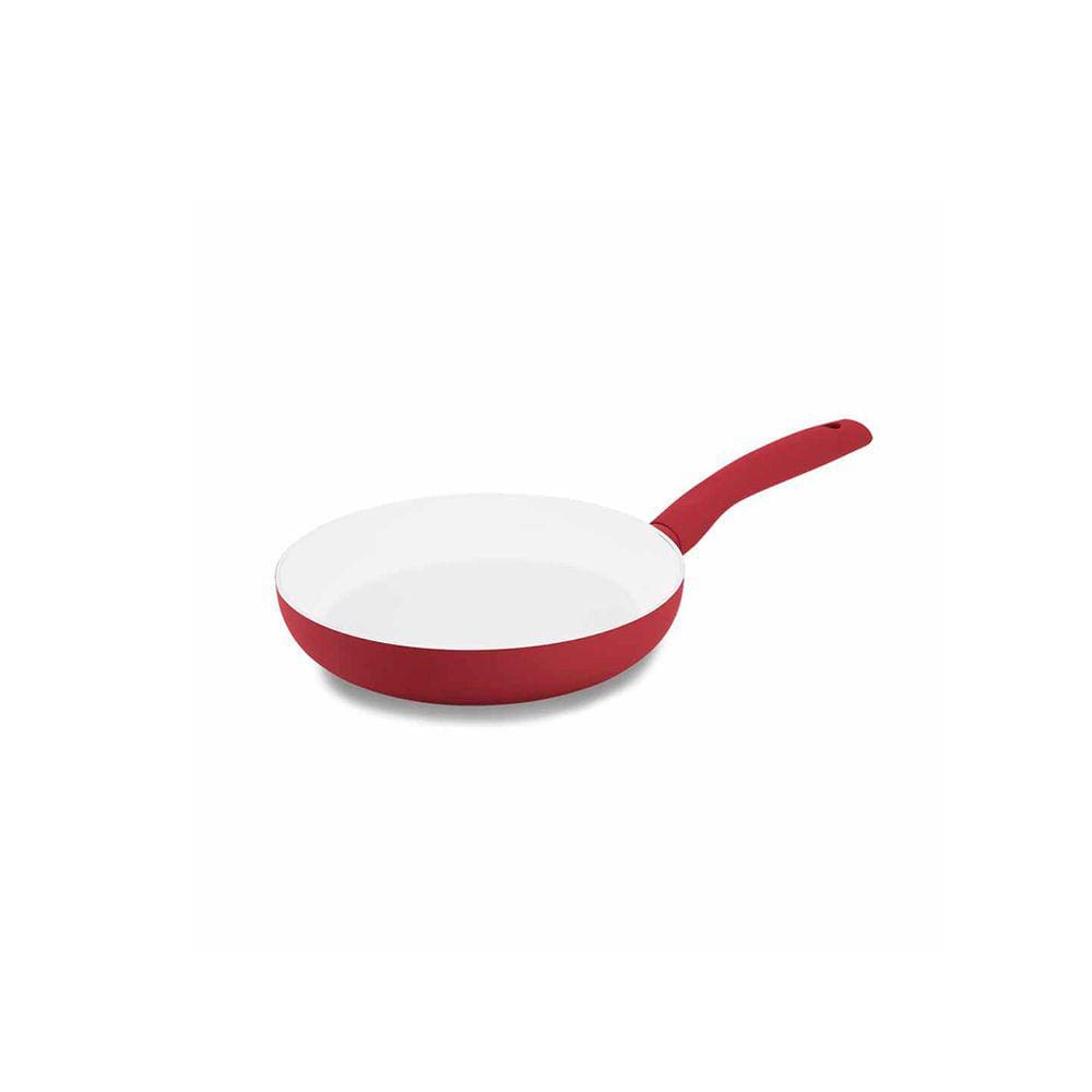 Frigideira Hercules Antiaderente 20cm Indução Ceramico Vermelho