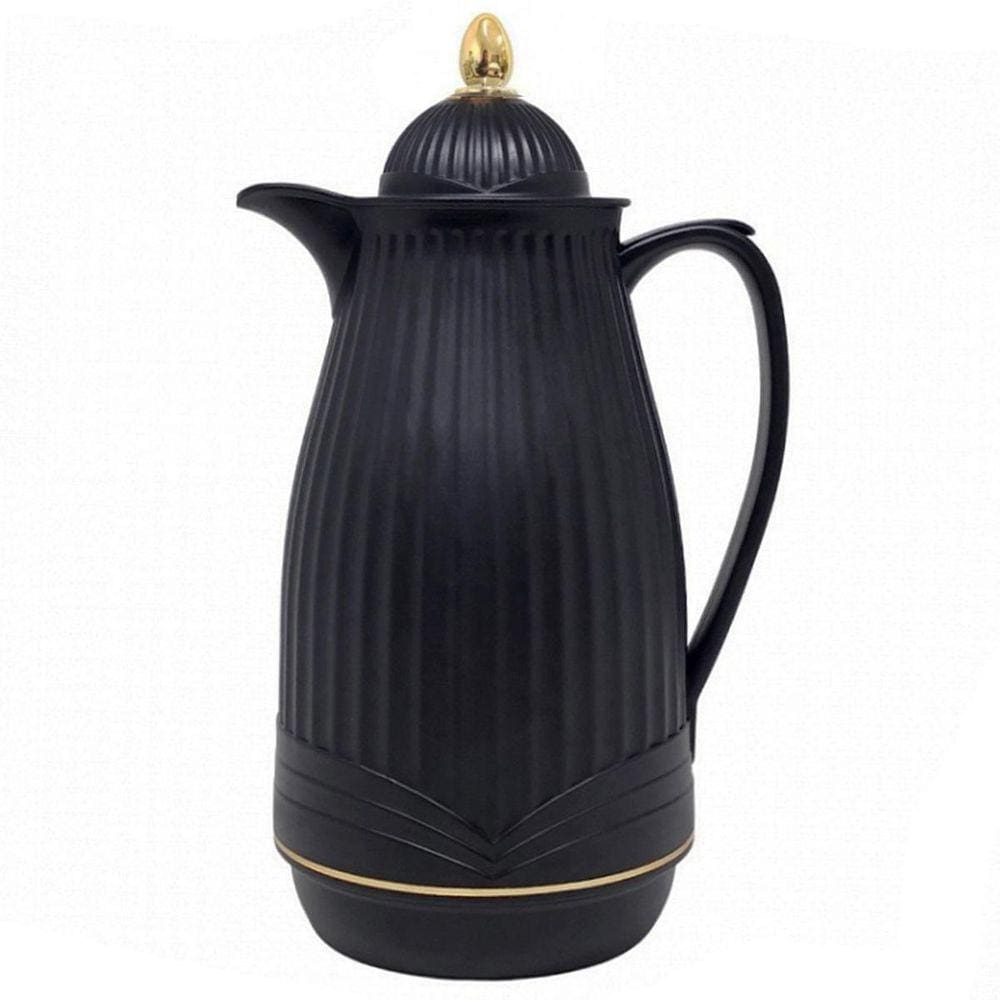 Garrafa Térmica Café Chá Leite Bule Imperial Preta 1L