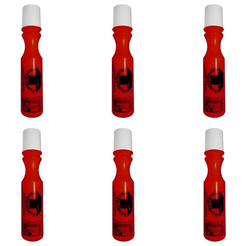 Kit 6 Marcadores Industriais Varias Cores 2mm 60ml Híbrido BADEN