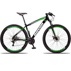 Bicicleta Aro 29 Freio A Disco Hidráulico 24 Velocidades Shimano Tx800 Cor:verde;tamanho:17"