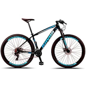 Bicicleta Aro 29 Freio A Disco Hidráulico 24 Velocidades Shimano Tx800 Cor:azul;tamanho:17"