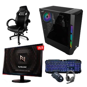 Pc Gamer Completo Neologic Nli83471 Amd Ryzen 5 5600G 16Gb (Radeon Vega 7 Integrado) Ssd 240Gb M.2 500W 80 Plus + Cadeira