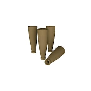 Multiuso De Cozinha Kit 4un Pés Cônicos Reguláveis P- Balcão Bronze