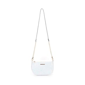 Bolsa Transversal Pequena Glitter Alça Corrente Ajustável WJ