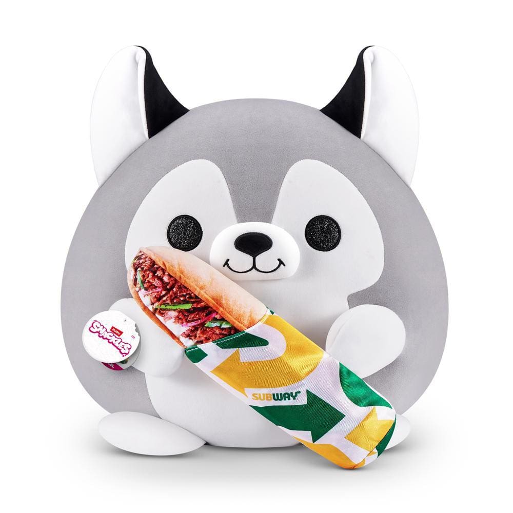 Pelúcia Snackles 35cm - Cachorro Nigel com Subway