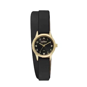 Relógio Condor Mini Preto Dourado Feminino Copc21Jle/5P