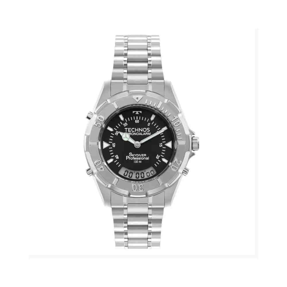 Relógio Technos Skydiver Prata Masculino Wt2050Ae/1P