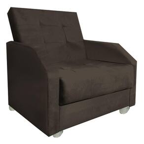 Poltrona Quarto Sala Raquel Plus Size Marrom