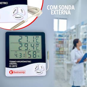 Termo higrometro digital De Parede e Mesa